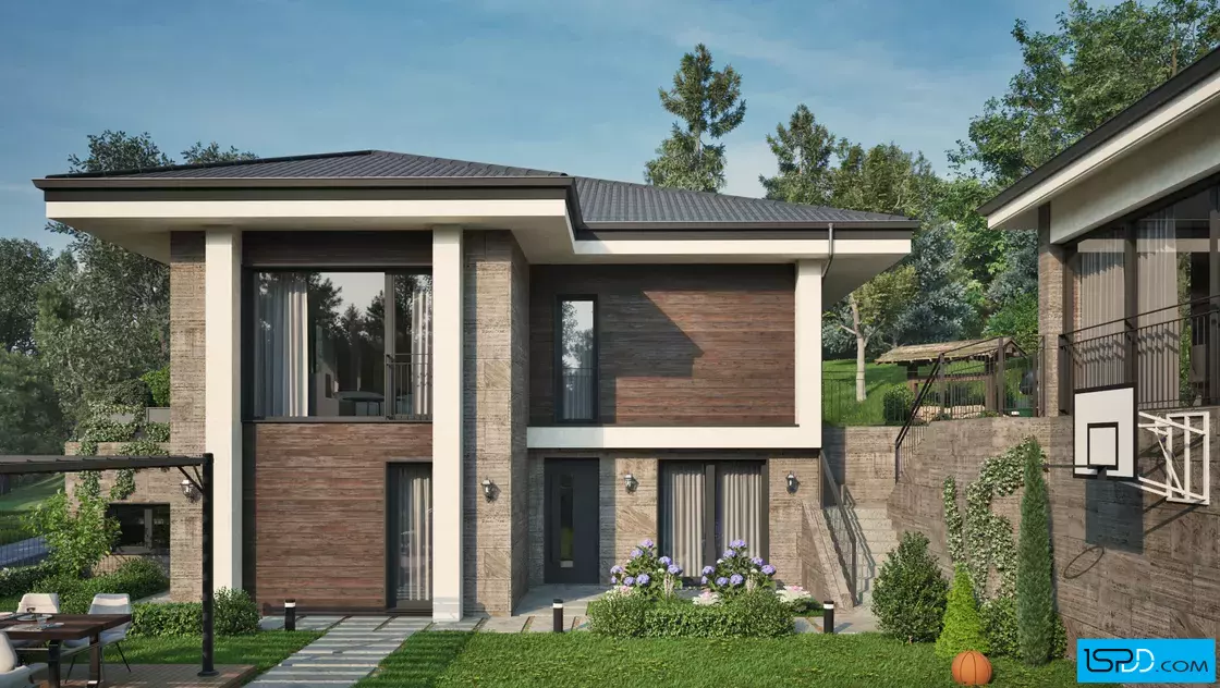 Проект на къща в с. Лозен