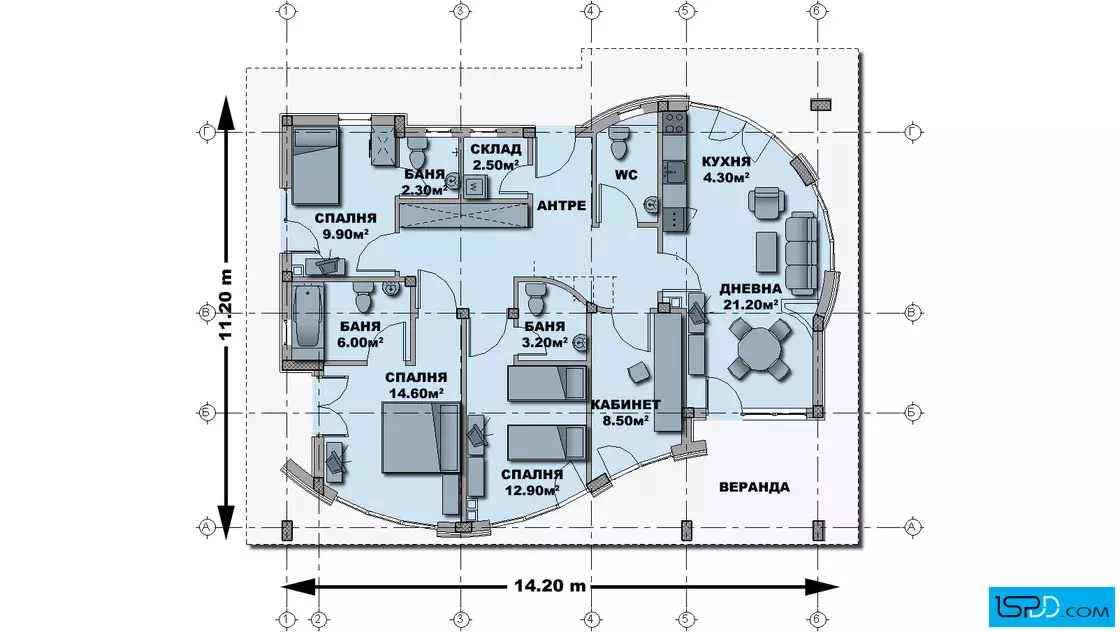 План на първи етаж