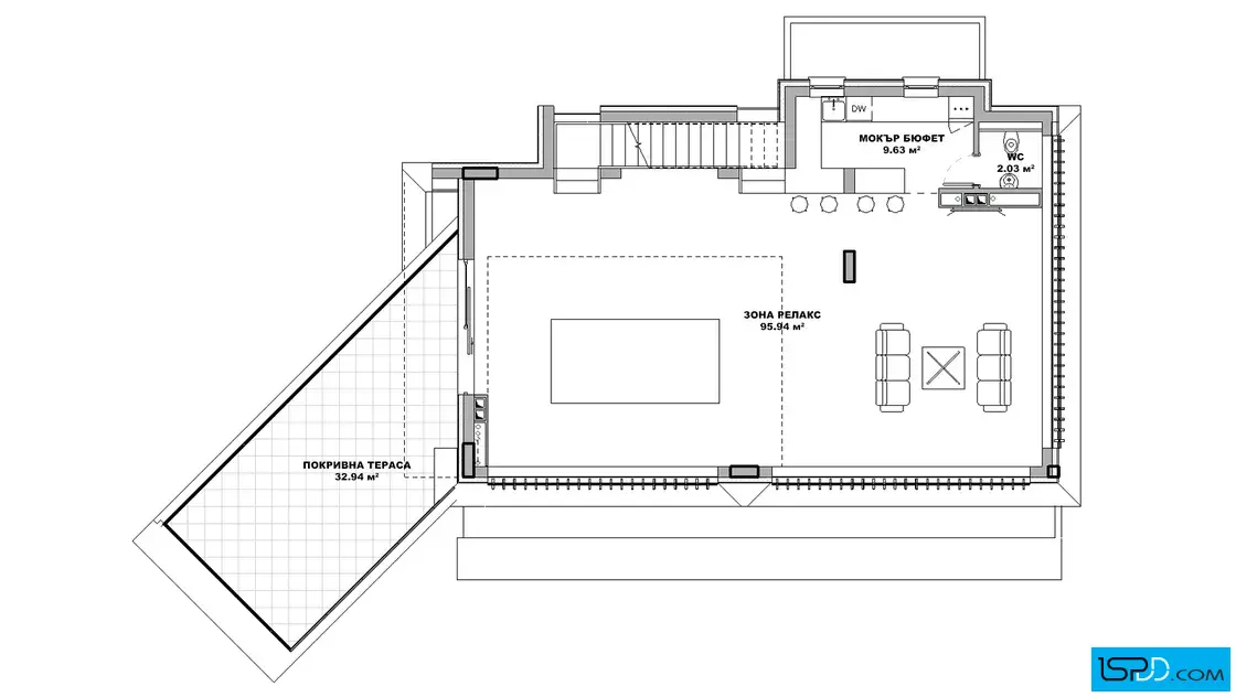 План на трети етаж
