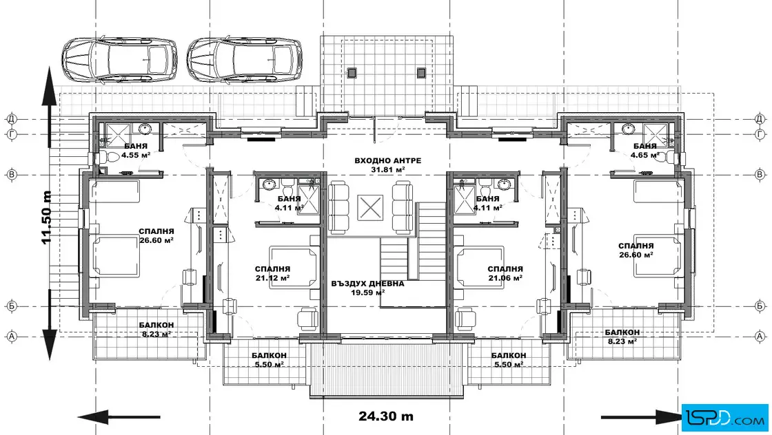 План на втори етаж