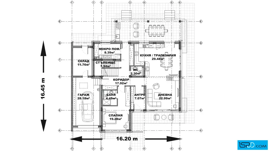 План на първи етаж