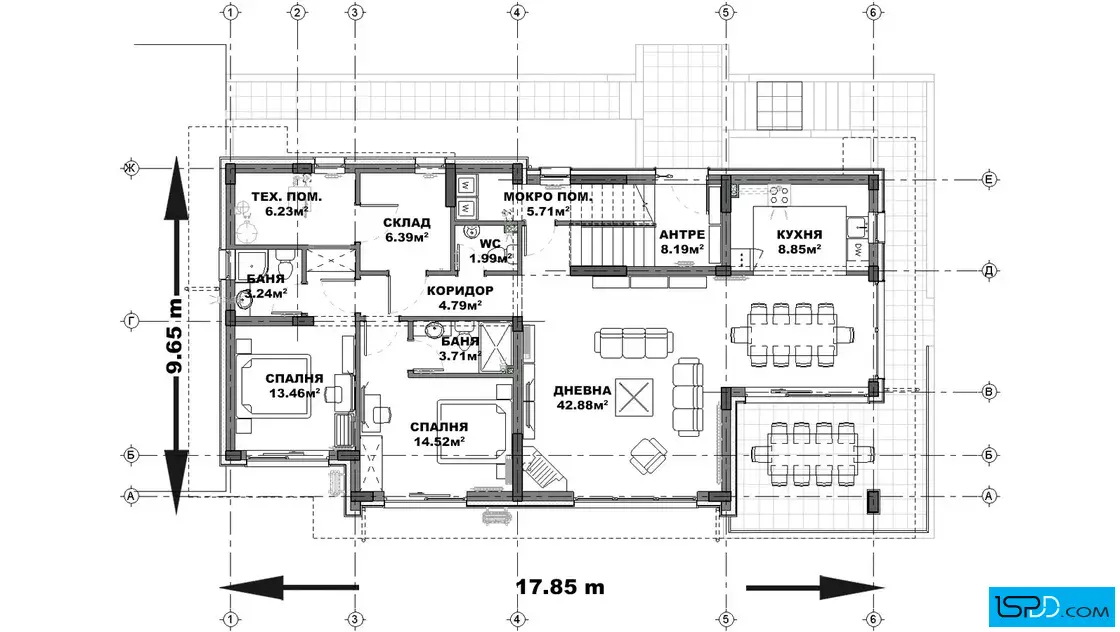 План на първи етаж