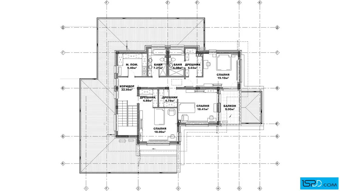 План на втори етаж