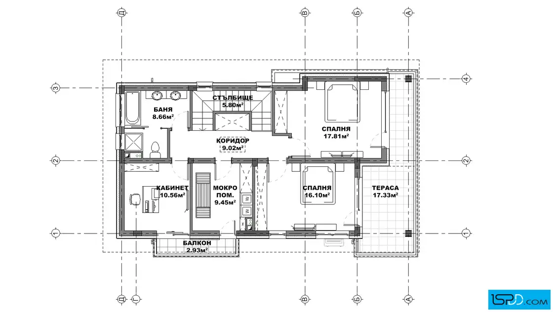 План на втори етаж