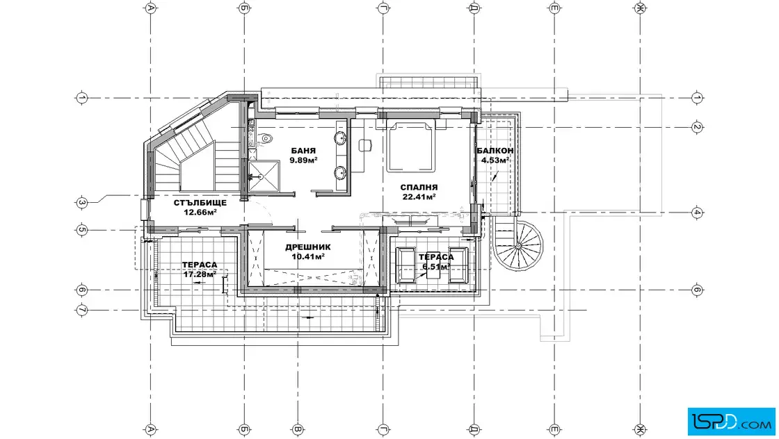План на трети етаж