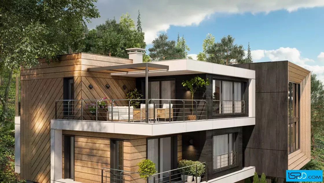 Двуфамилна сградав в с. Лозен