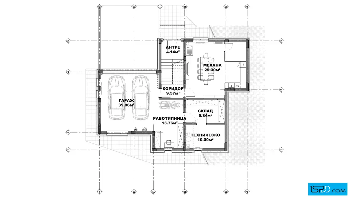 План на подземен етаж