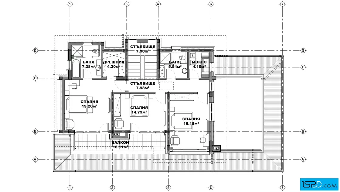 План на втори етаж
