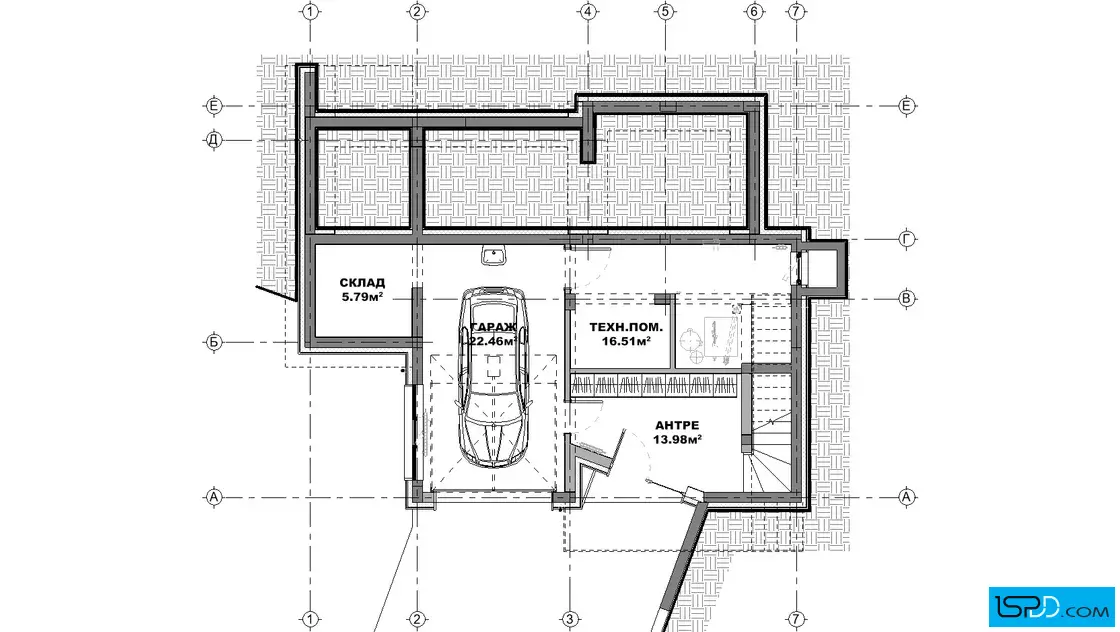 План на подземен етаж