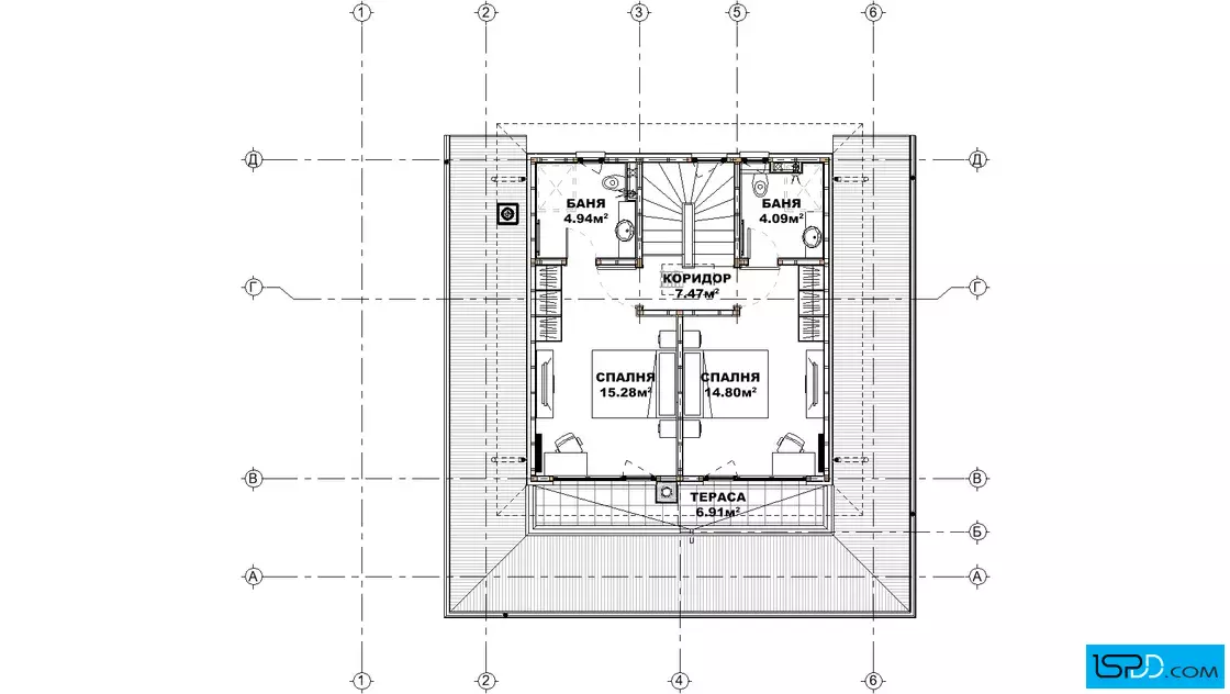 План на втори етаж