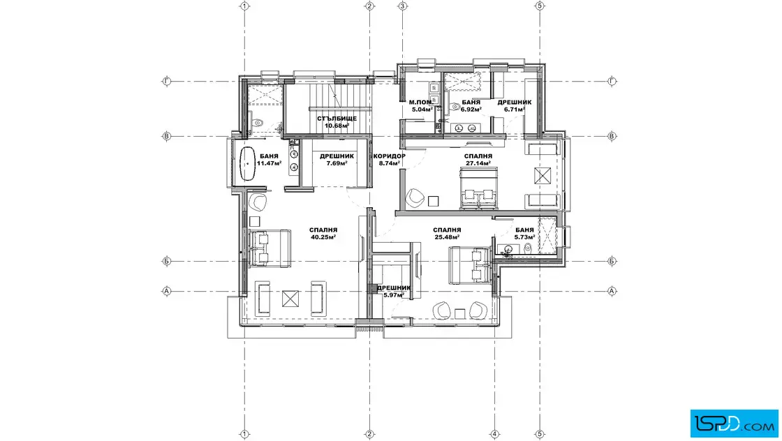 План на втори етаж