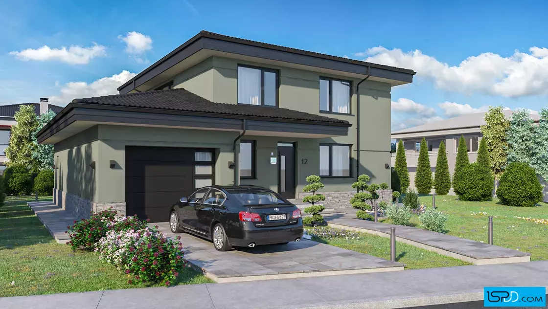 Проект на къща в гр. Панагюрище