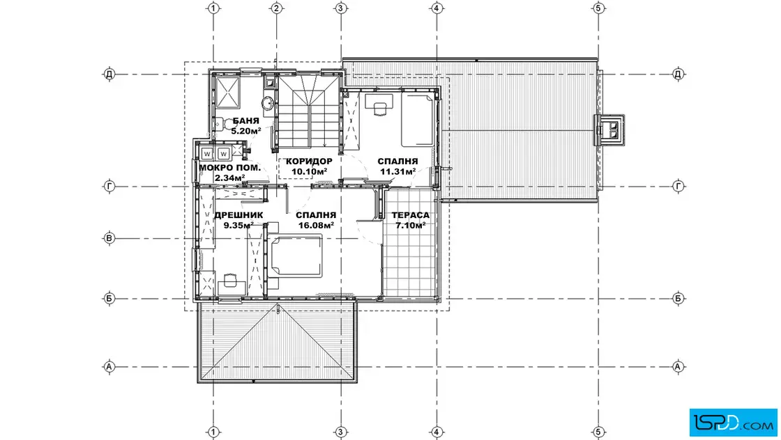 План на втори етаж