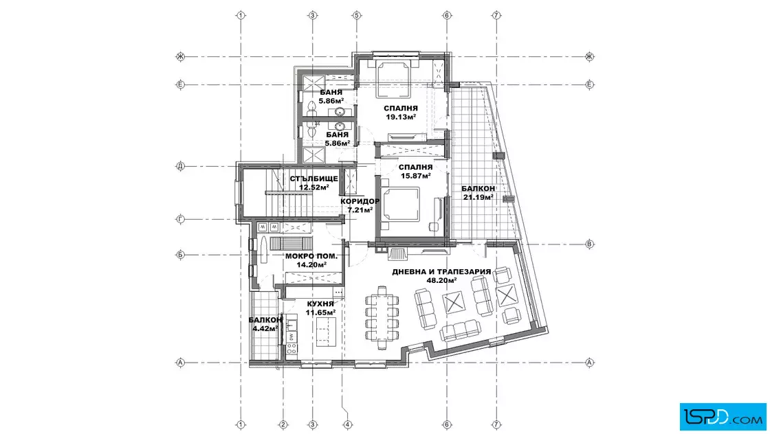 План на втори етаж