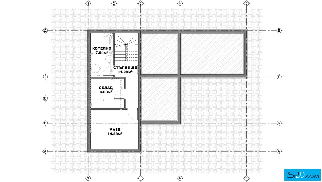 План на подземен етаж