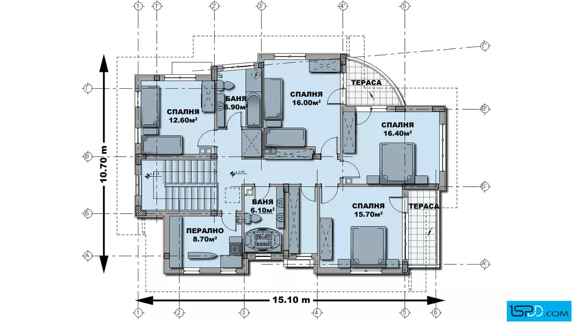 План на втори етаж