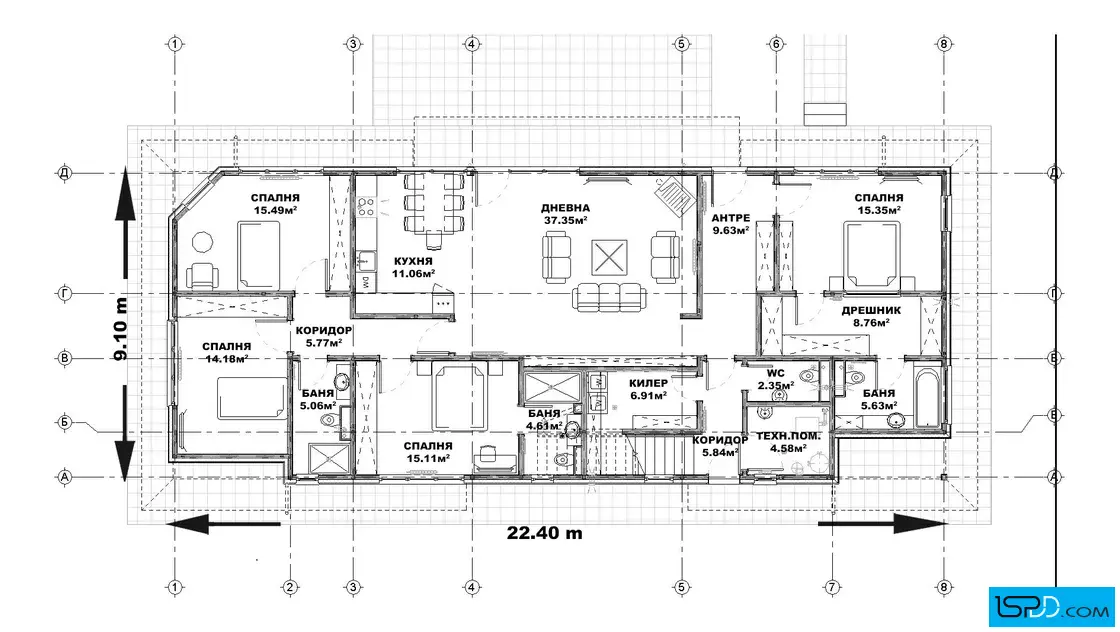 План на първи етаж
