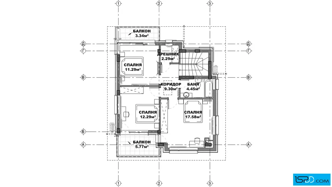 План на втори етаж