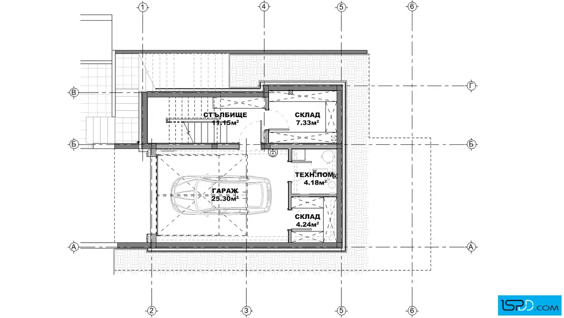 План на подземен етаж