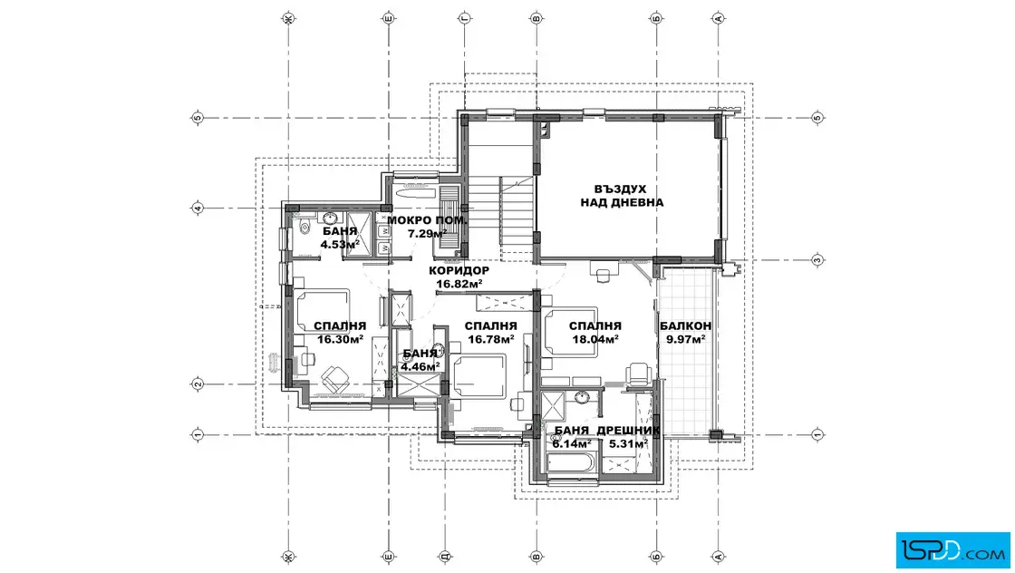 План на втори етаж