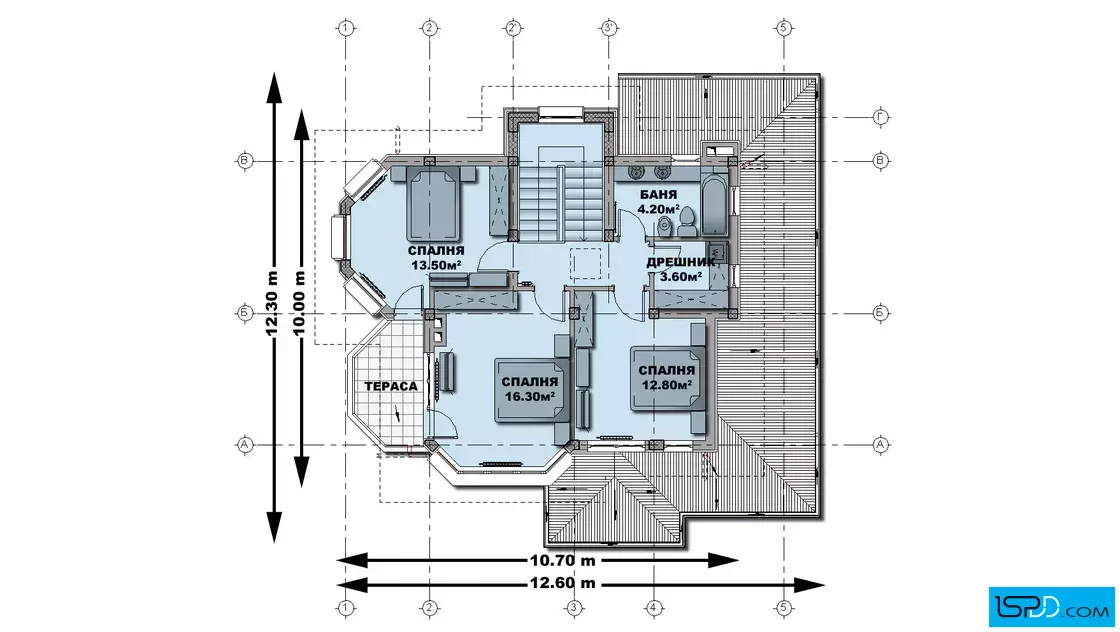 План на втори етаж