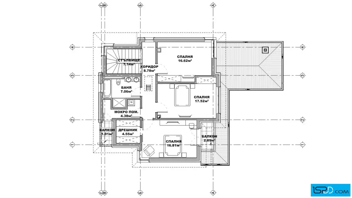 План на втори етаж