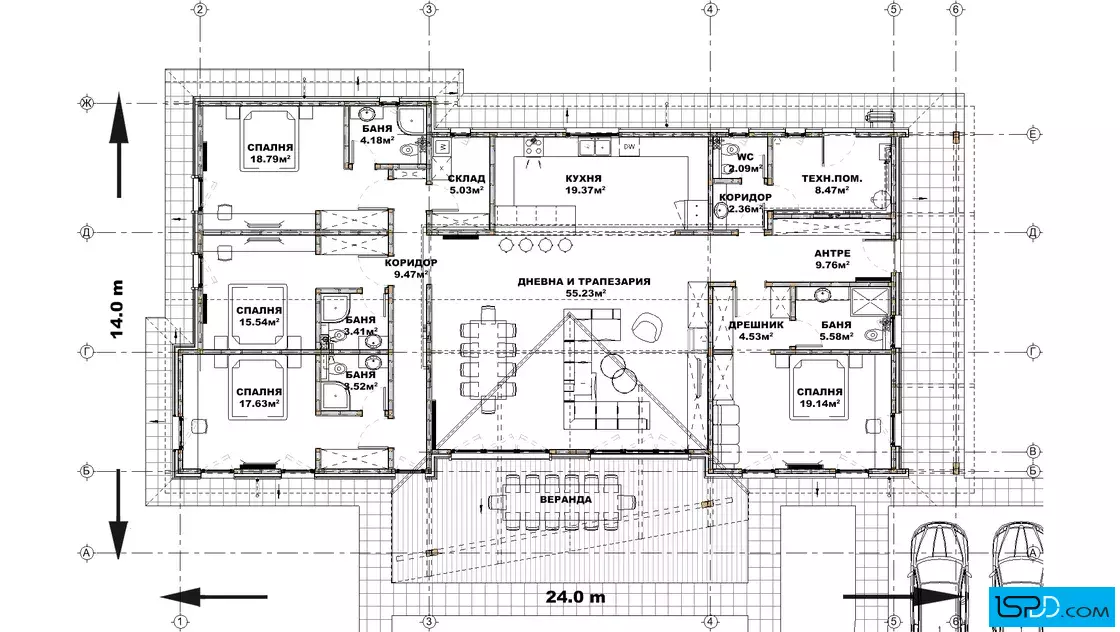 План на първи етаж