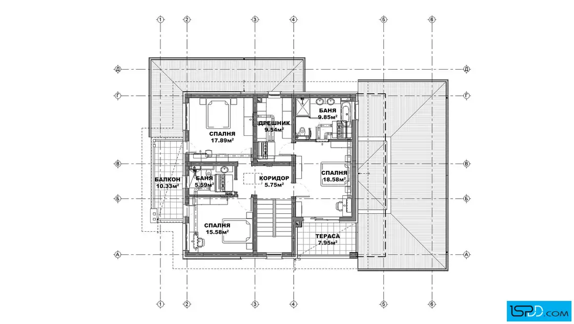 План на втори етаж