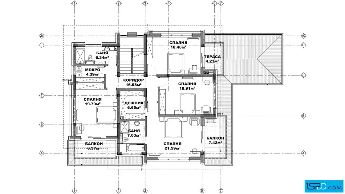 План на втори етаж