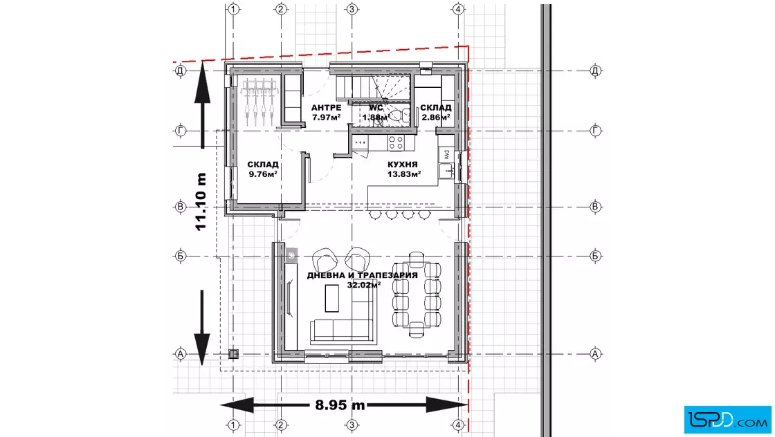 План на първи етаж