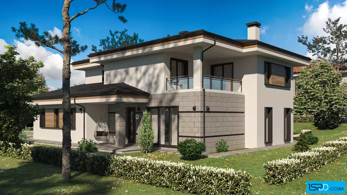 Проект на къща в м. Бонсови Поляни