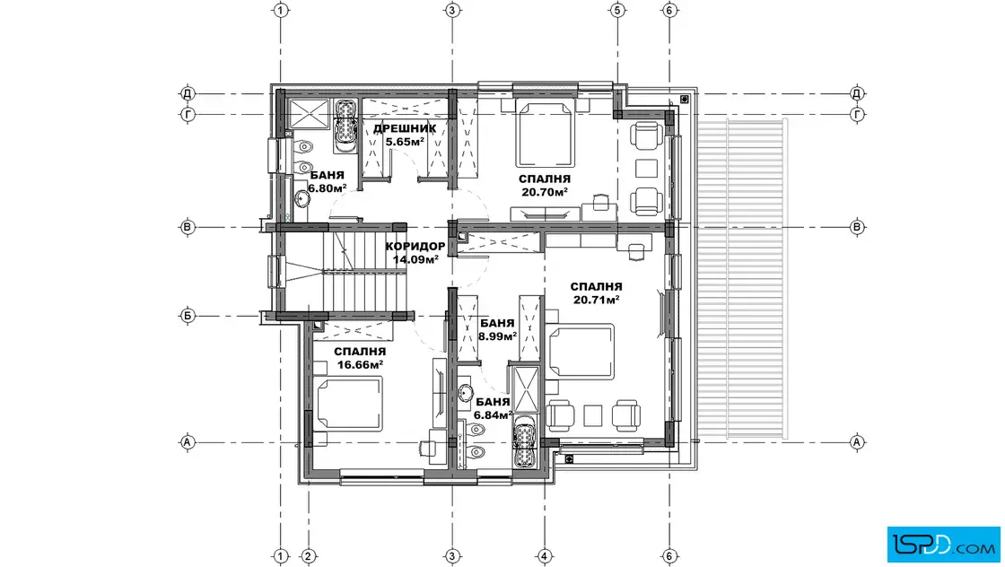 План на втори етаж