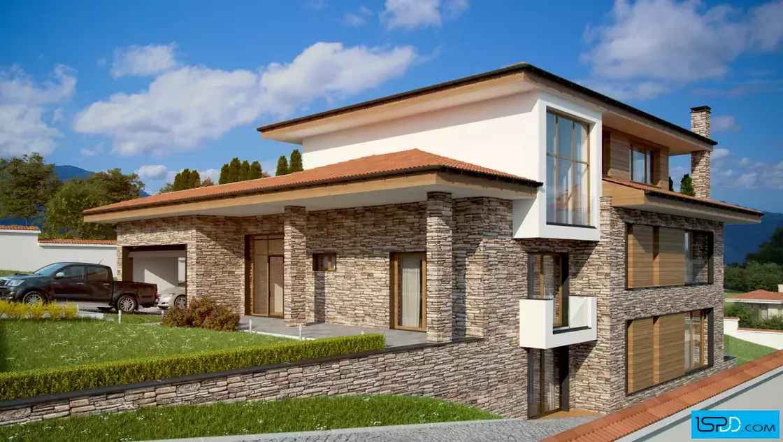 Проект на къща в гр. Карлово