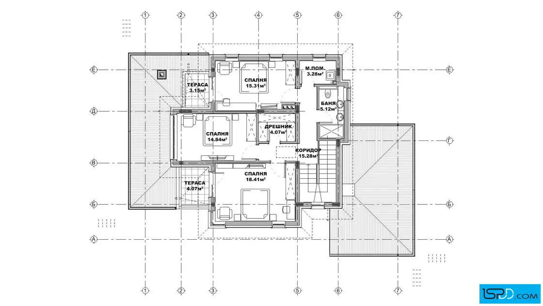 План на втори етаж