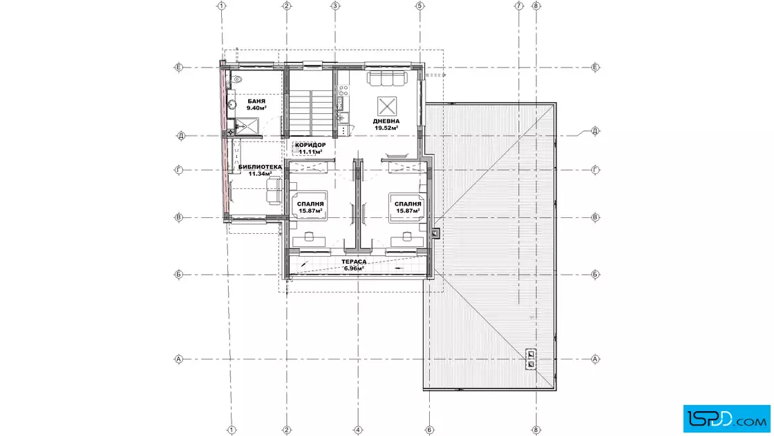План на втори етаж