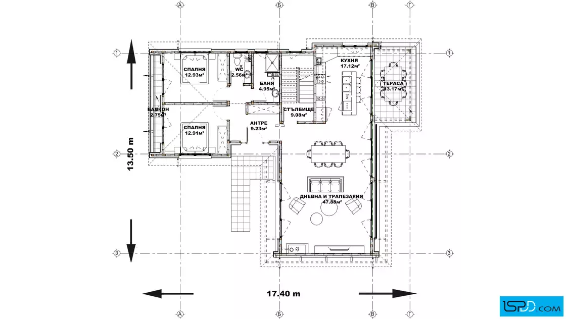 План на първи етаж План на първи етаж