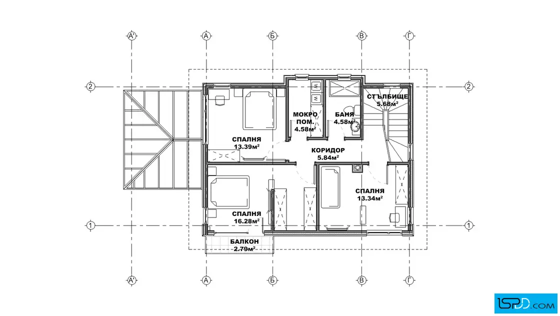 План на втори етаж