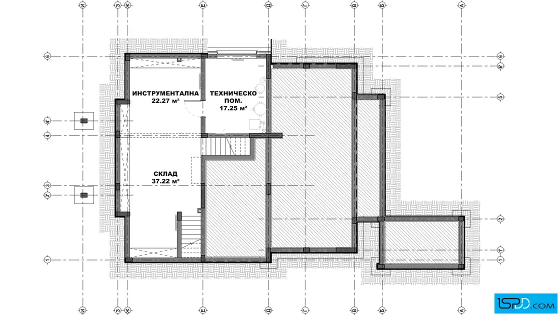 План на подземен етаж