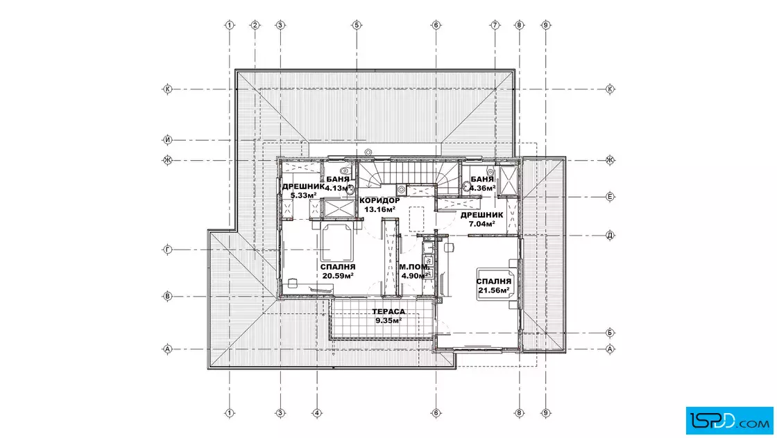 План на втори етаж