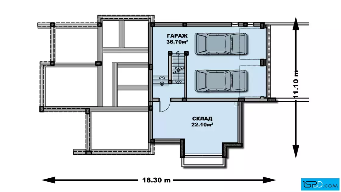 План на подземен етаж