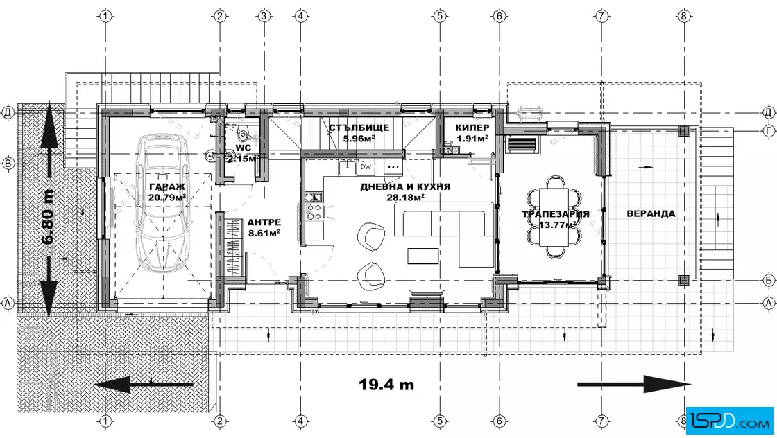 План на първи етаж