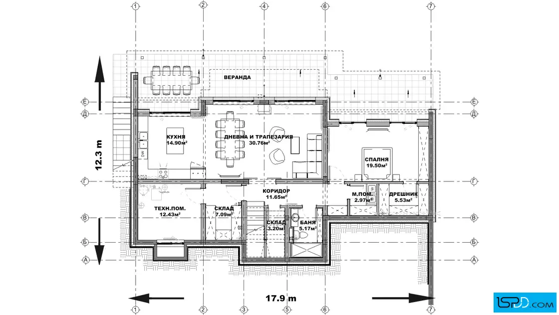 План на първи етаж