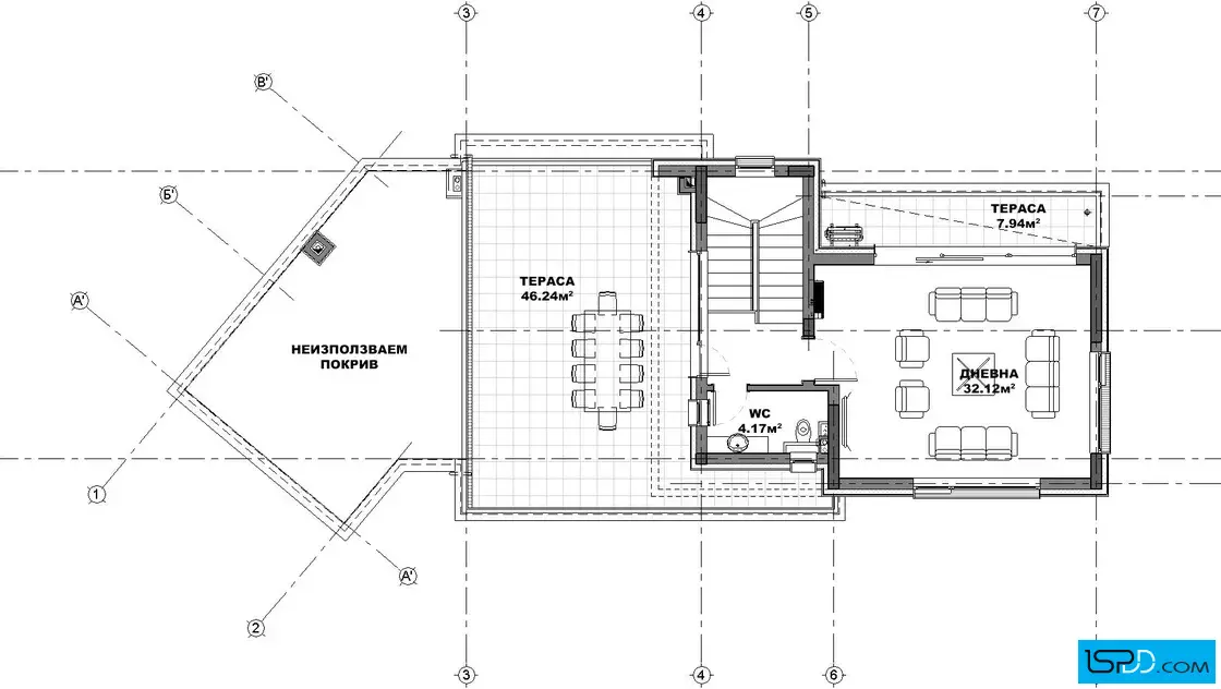 План на трети етаж