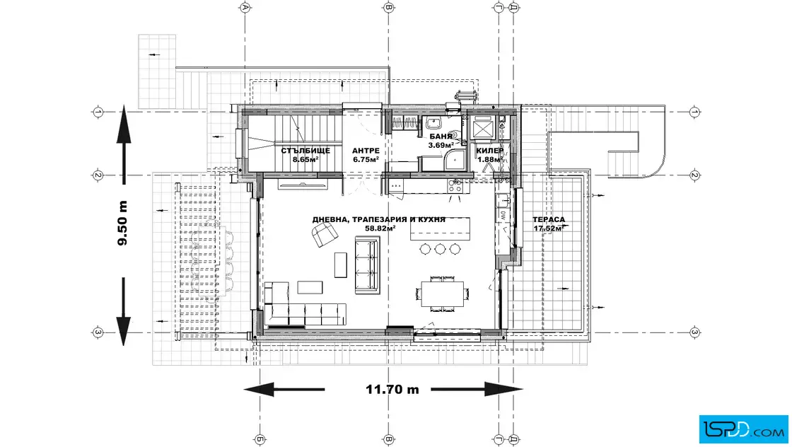 План на първи етаж