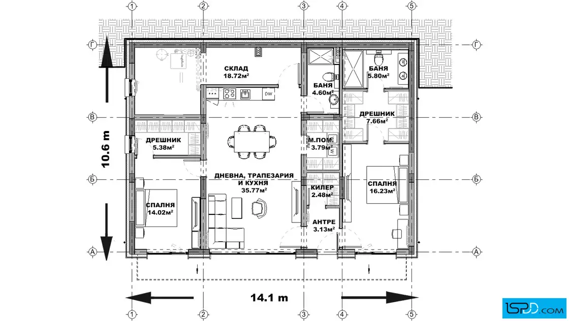 План на първи етаж