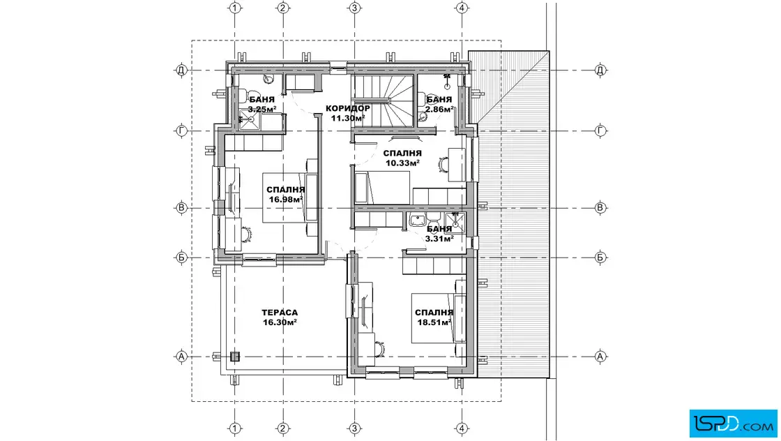 План на втори етаж