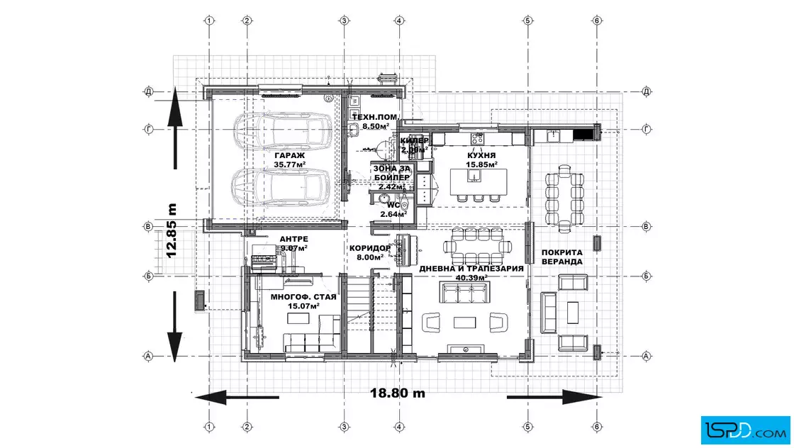 План на първи етаж