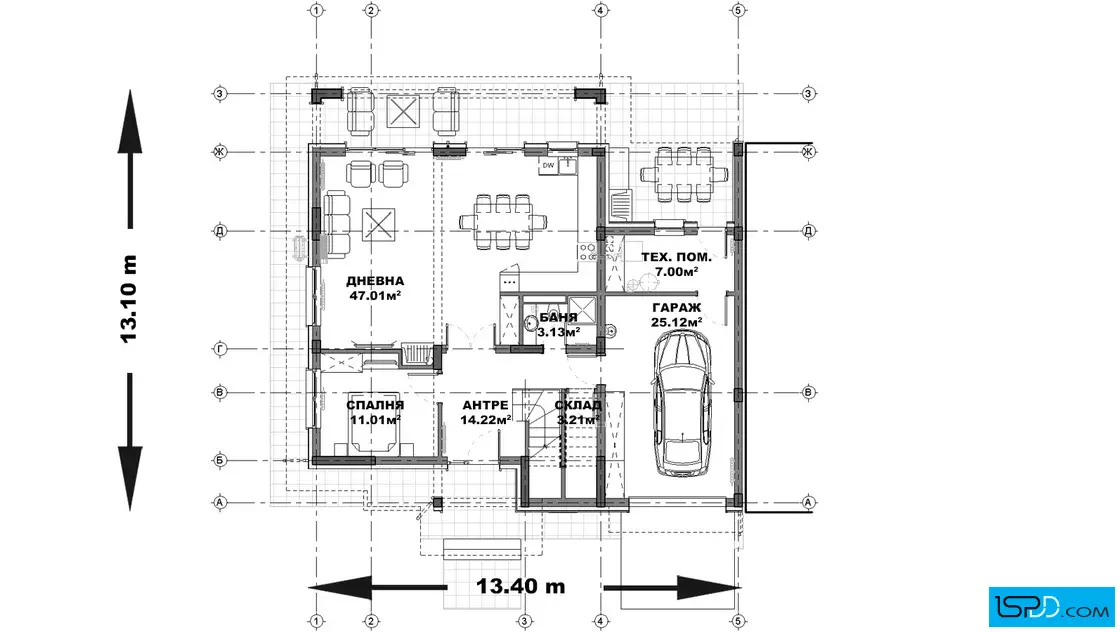 План на първи етаж