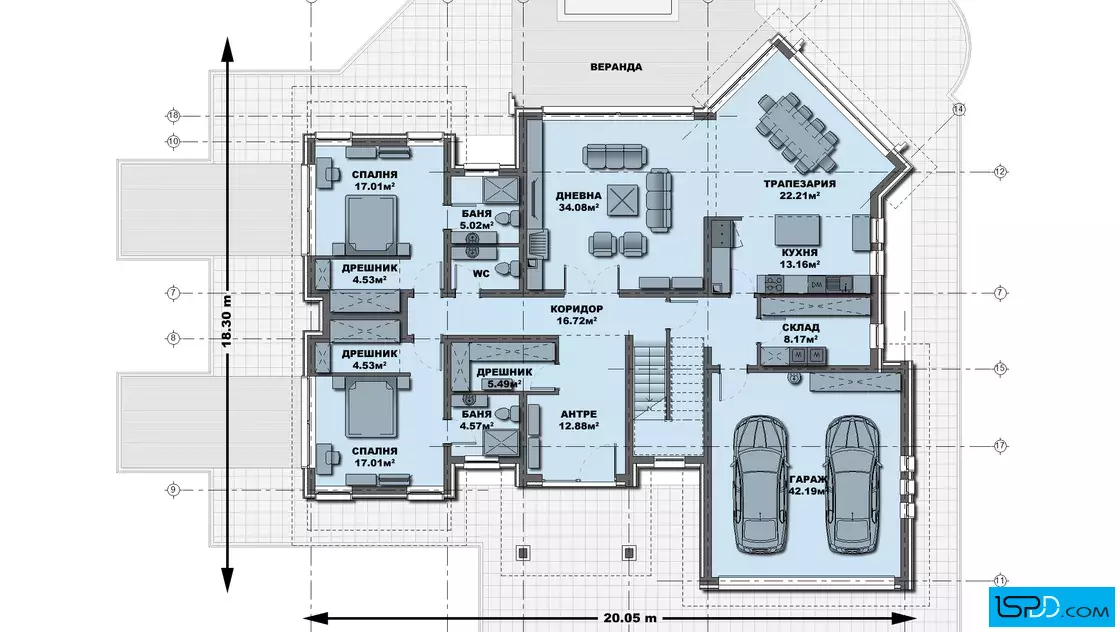 План на първи етаж