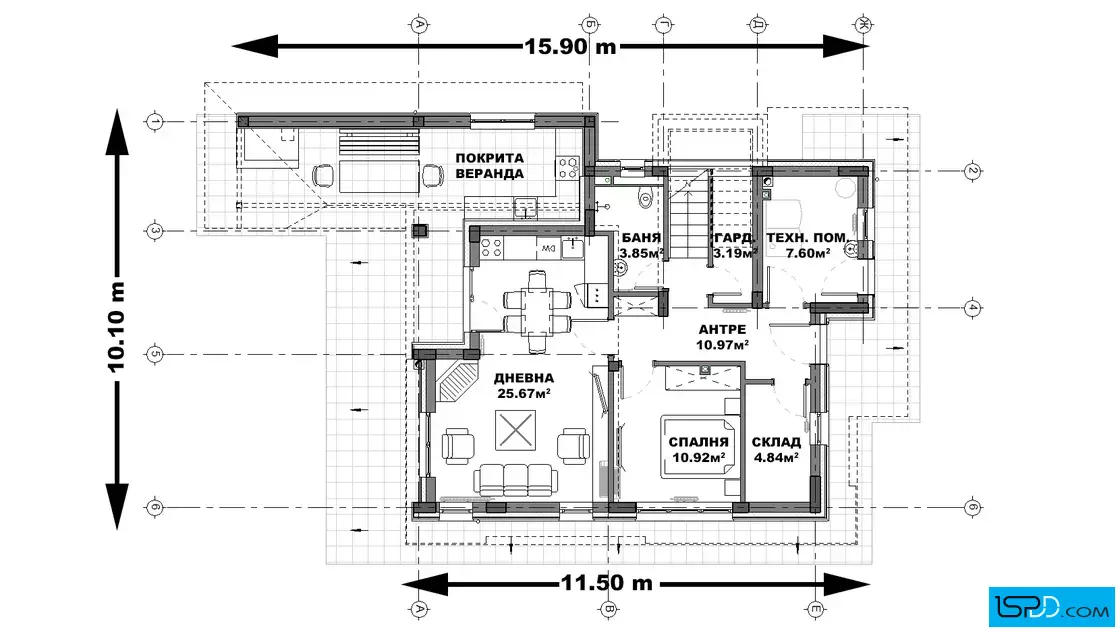 План на първи етаж